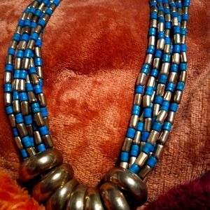 Women's vintage beaded necklace